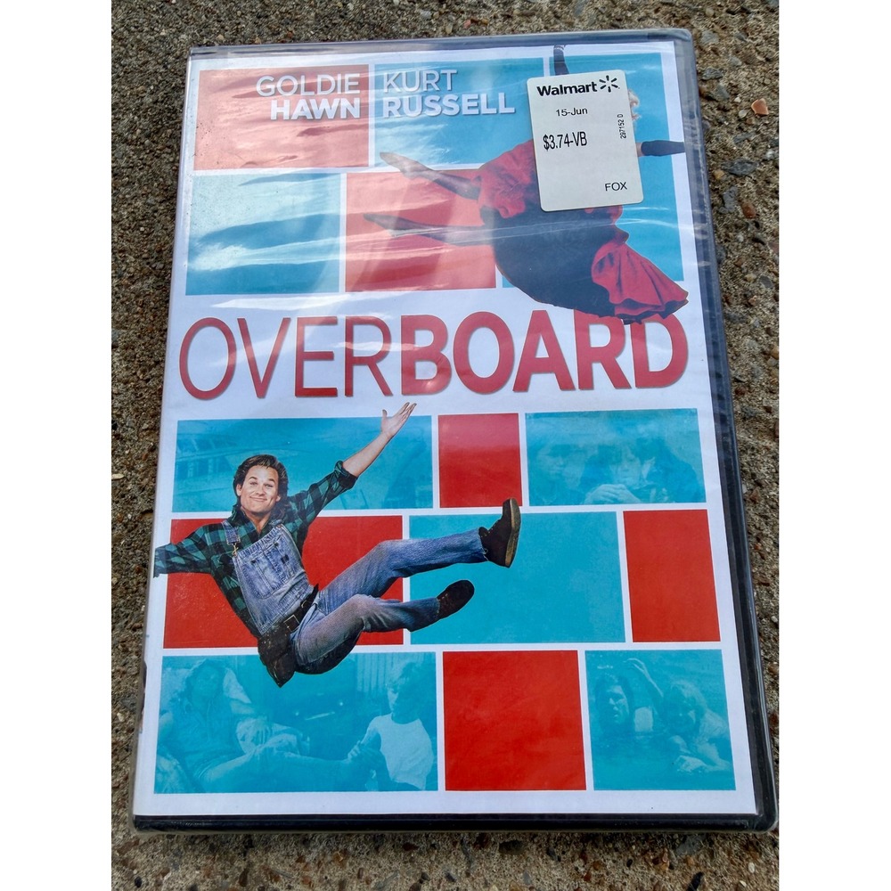 Overboard DVD Goldie Hawn Kurt Russell 1987 Romantic Comedy Movie New Sealed
